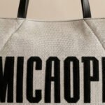 MICAOPI Canvas Carryall Tote-Beige and Black - Image 2