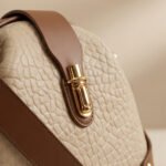 Textured Heritage Satchel-Beige and Tan - Image 2
