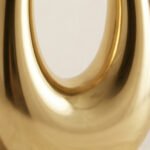 Oval Sculptural Statement Bag-High-Shine Gold - Image 2