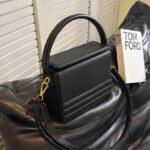 Structured Box Top-Handle Satchel-Black - Image 3