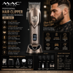 MAC Styler MC-5825 Super Cut Full Metal Professional Hair Clipper - Image 3