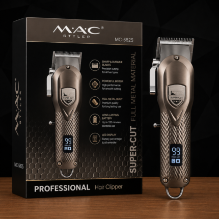 MAC Styler MC-5825 Super Cut Full Metal Professional Hair Clipper