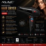 MAC Styler MC-6637 Professional 2000W Hair Dryer - Image 2