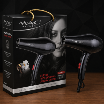 MAC Styler MC-6655 Professional Luxury 2000W Ionic Hair Dryer