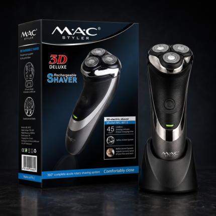 MAC Styler MC-8815 Professional Rotary Wet & Dry Face Shaver