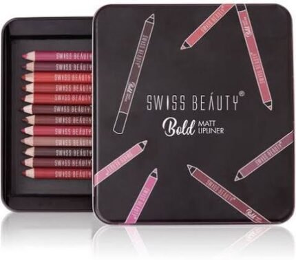 Bold Matte Lipliner Pack Of 12 Pcs